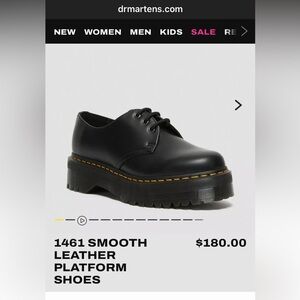 Dr. Martens Black Leather Quad Boots